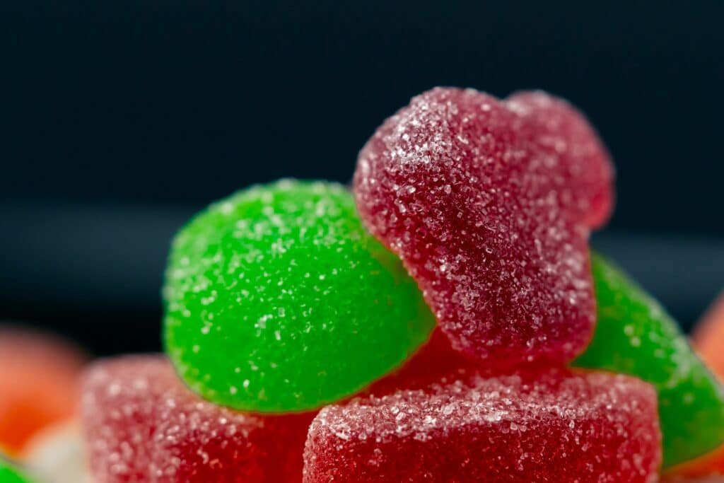 delta-8 gummies colors