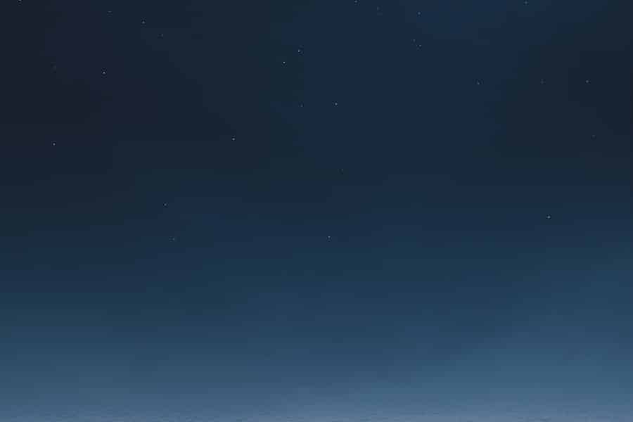 Calm water under a night sky, the unhurried mood of an evening CBN routine