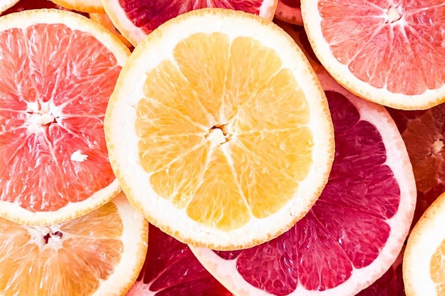 Sliced citrus showing the bright terpene flavors found in full spectrum CBD gummies
