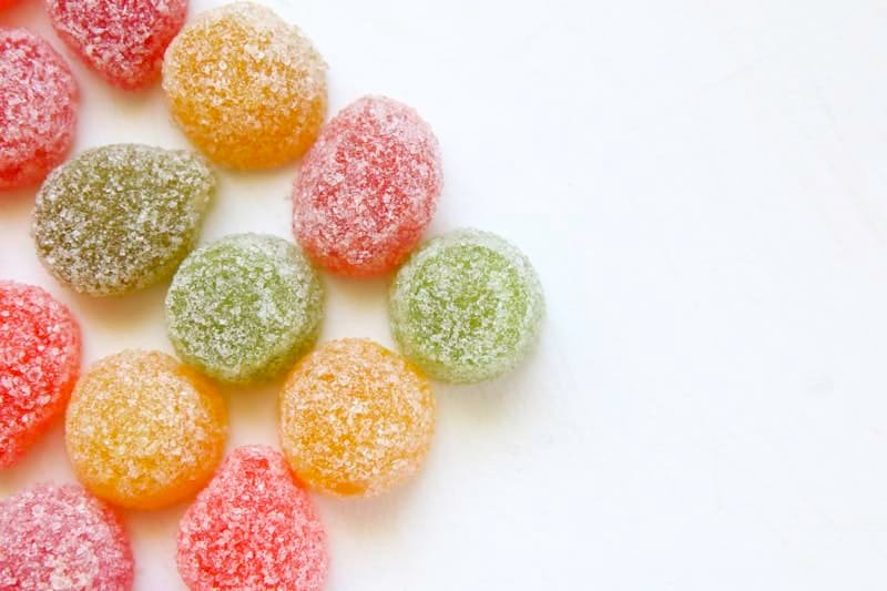Assorted full spectrum gummies, a common way to explore the entourage effect