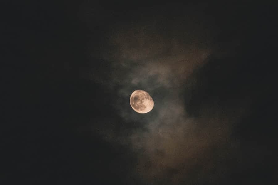 Moon behind clouds, the evening end of the cannabinoid spectrum